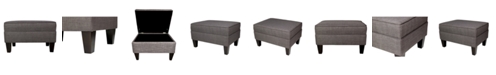 MJL Furniture Designs Madison Squared Upholstered Oversized Ottoman
